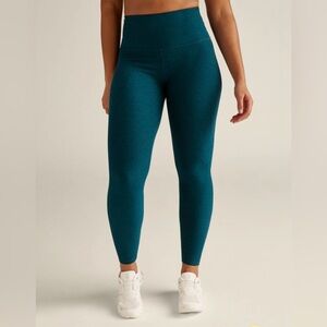 Spacedye Caught In The Midi High Waisted Legging. beyond yoga. Xs blue Heather